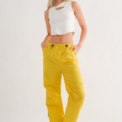 PANTALON CARGO, CINTURA AJUSTABLE