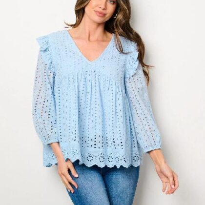 BLUSA CON ENCAJE