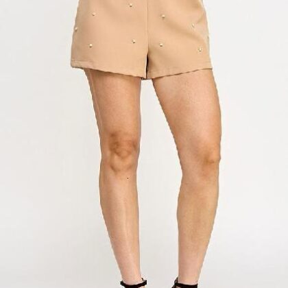 SHORT NUDE CON PERLAS